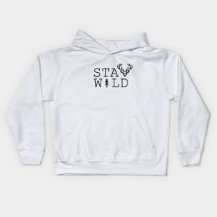 Stay Wild Nature Kids Hoodie